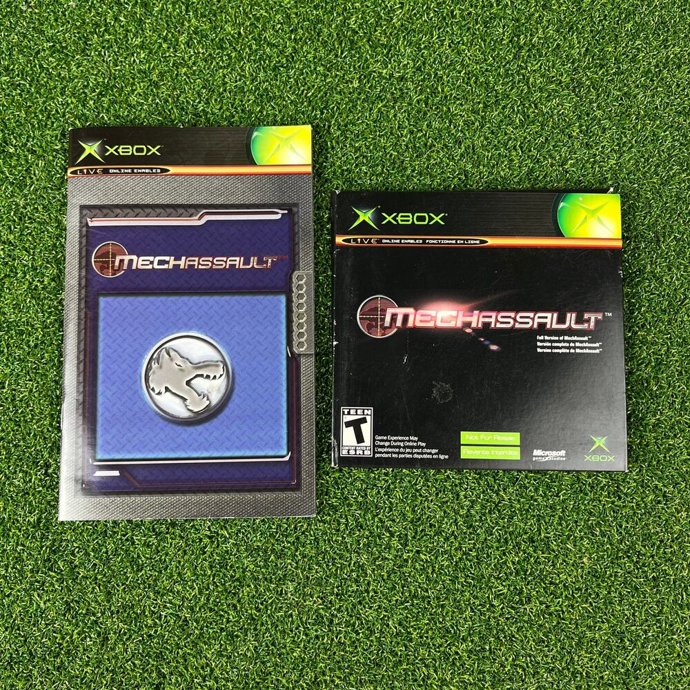 MechAssault (Microsoft Xbox) Not for Resale w/ Manual